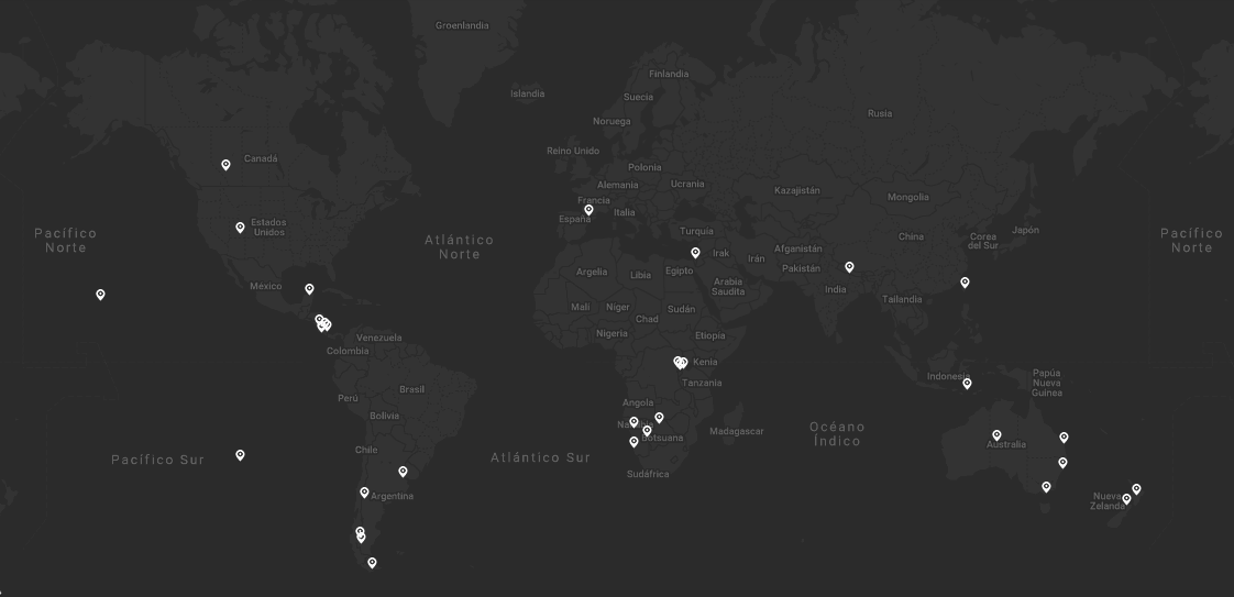 Mapa de Parques Nacionales